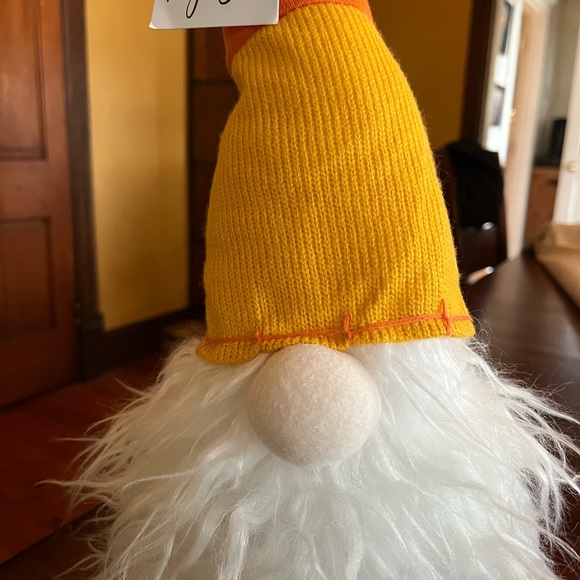 Halloween Gnome with Candy Corn Cap!  19” tall - Picture 3 of 4